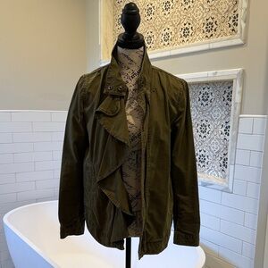 Khaki Women's Utility Jacket banana republic xs